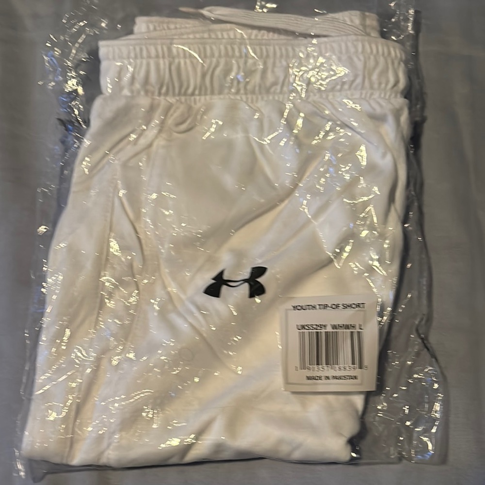 Under Armour Kids White Shorts